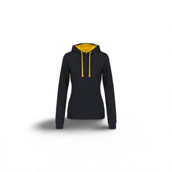 Kariban Damen Kontrast Kapuzen Sweater inkl. Logostick – Bild 13