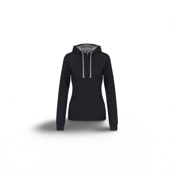Kariban Damen Kontrast Kapuzen Sweater inkl. Logostick – Bild 14