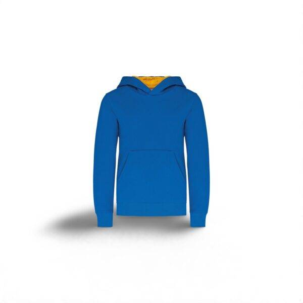 Kariban Kinder Kontrast Kapuzen Sweater inkl. Logostick – Bild 2